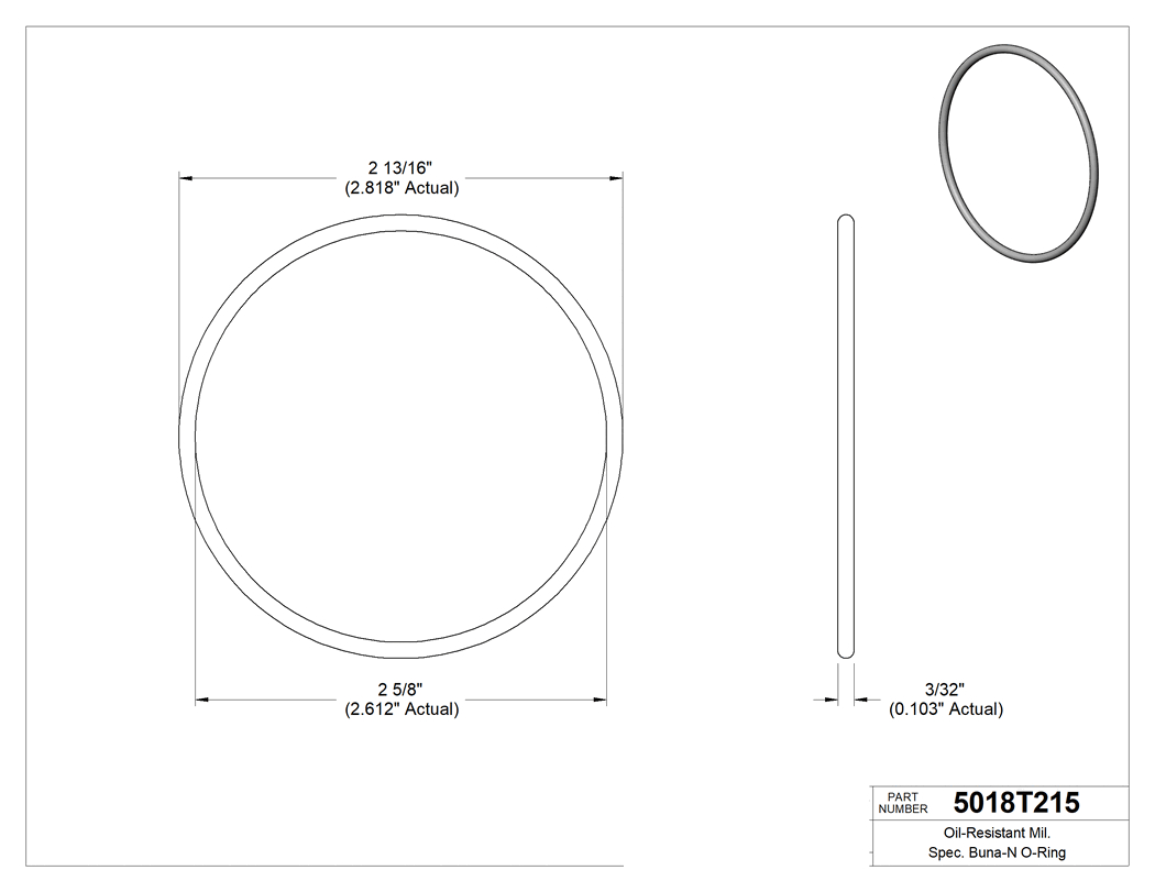Technical drawing - 5018T215